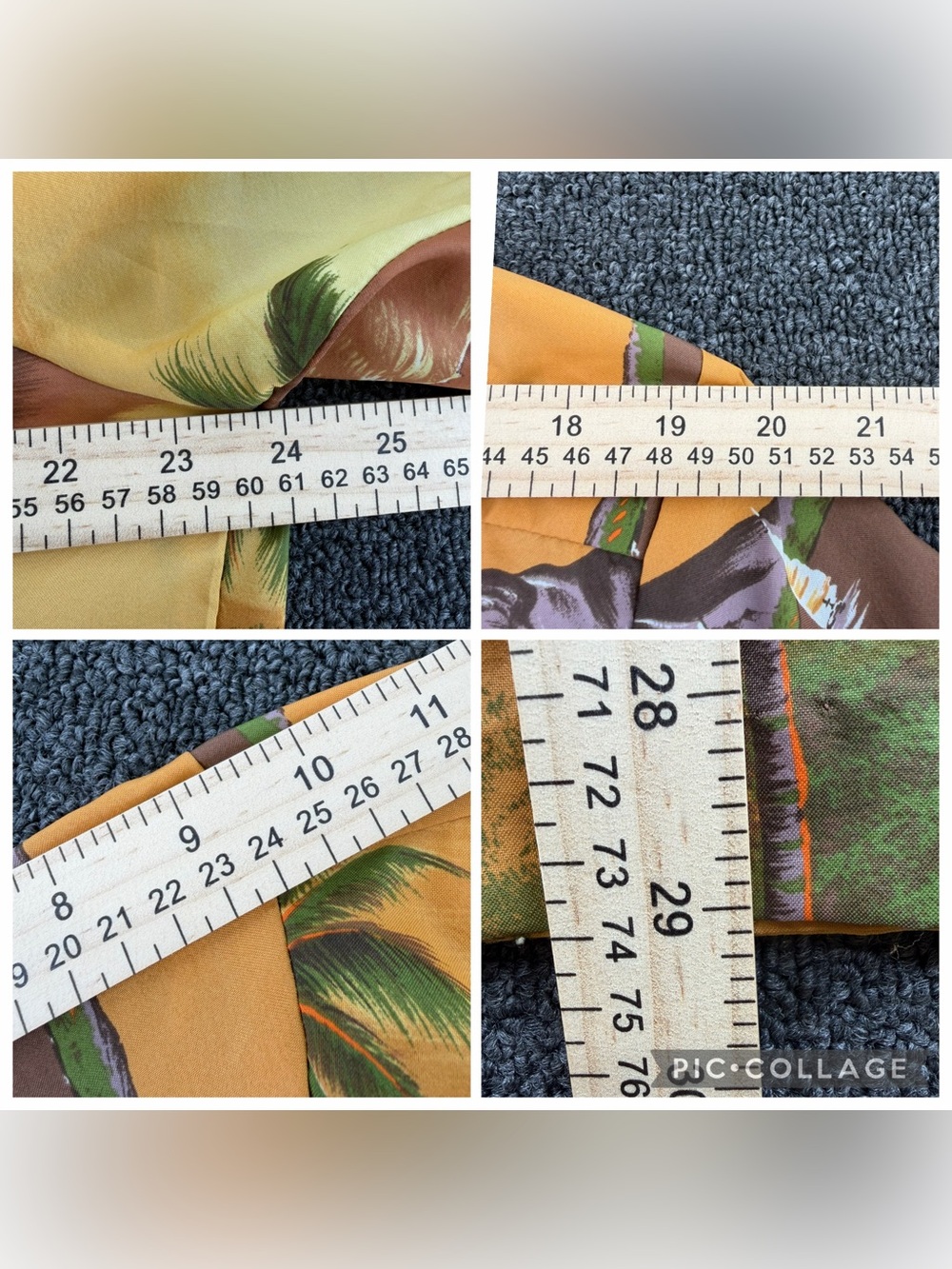 Rai Nani Vintage Men's Button up Hawaiian Shirt/Tropical Print/Size: Large - Picture 10 of 14